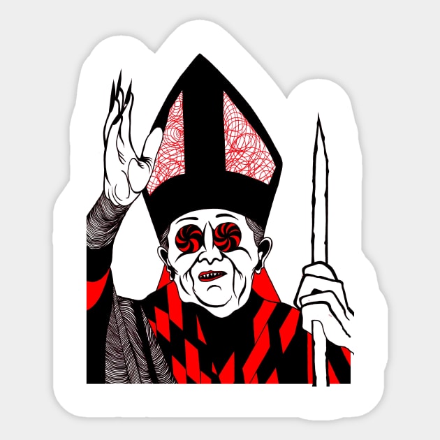 Repent Sinners Sticker by FUN ART